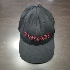 Daylight Beach Club Black Flexfit Cap Hat L / XL